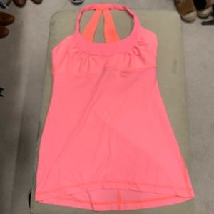 Lululemon orange tank size 6